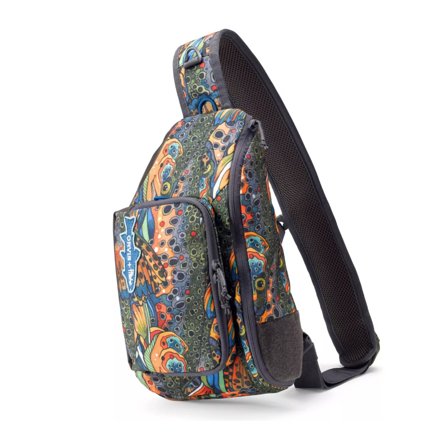 Orvis Sling Pack Mini Fish Unbound Brown