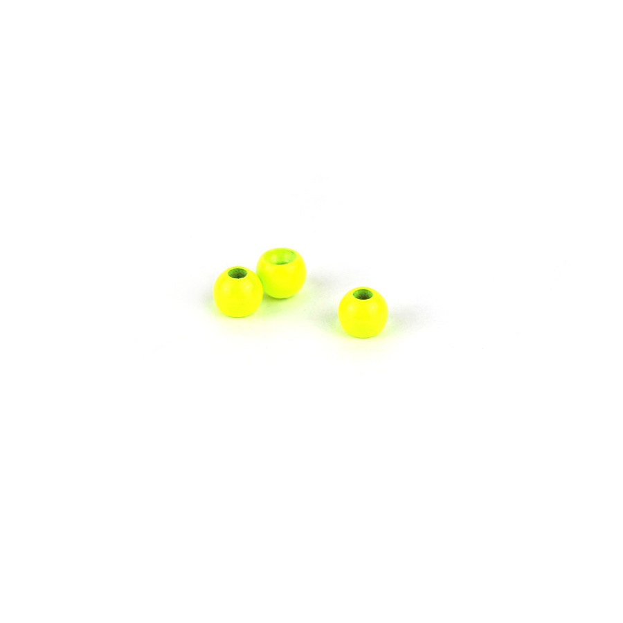 Textreme Messingköpfe Brass Beads Fluo Chartreuse