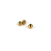 Textreme Messingköpfe Brass Beads Gold