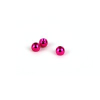 Textreme Messingköpfe Brass Beads Metallic Pink