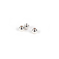 Textreme Messingköpfe Brass Beads Silver