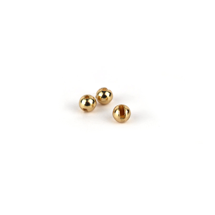 Textreme Tungstenköpfe Slotted Beads Gold