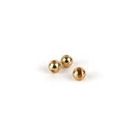 Textreme Tungstenköpfe Slotted Beads Gold