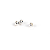 Textreme Tungstenköpfe Slotted Beads Silver