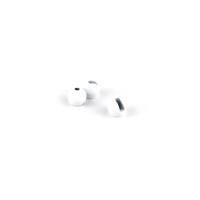 Textreme Tungstenköpfe Slotted Beads White
