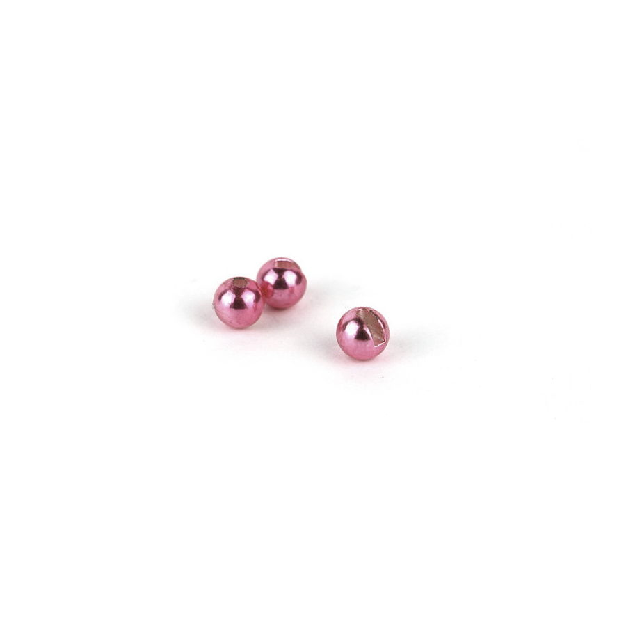 Textreme Tungstenköpfe Slotted Beads Metallic Light Pink