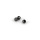 Textreme Tungstenköpfe Slotted Beads Black 2,8mm