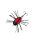 Sakura Topwater Notobug 2,2cm 1,4g  schwarz/rot metallic