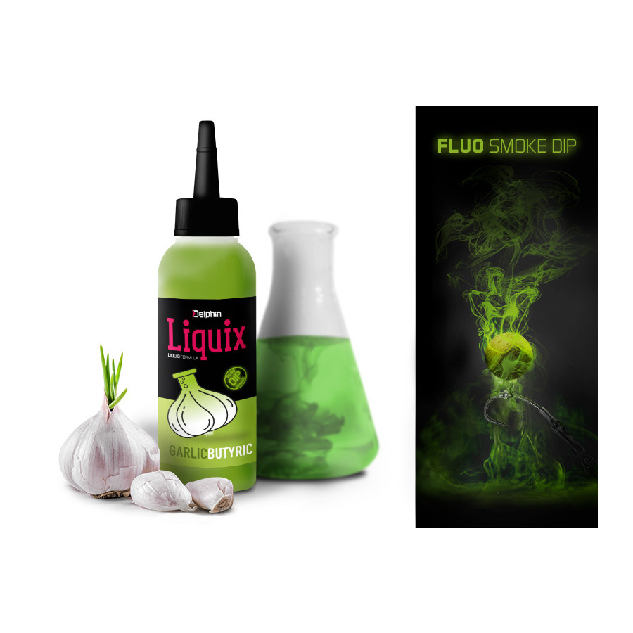 Delphin Dip Fluo D Snax LiquiX 100ml Knoblauch-Butyruc