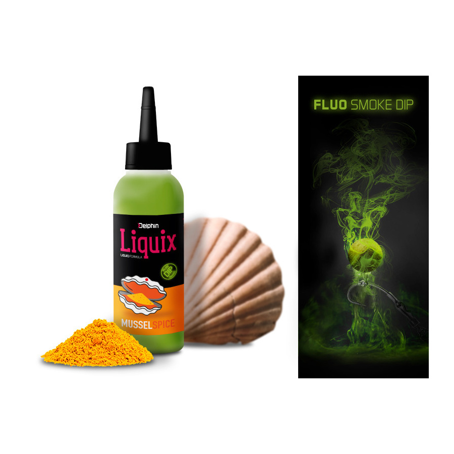 Delphin Dip Fluo D Snax LiquiX 100ml Muscheln-Gewürze