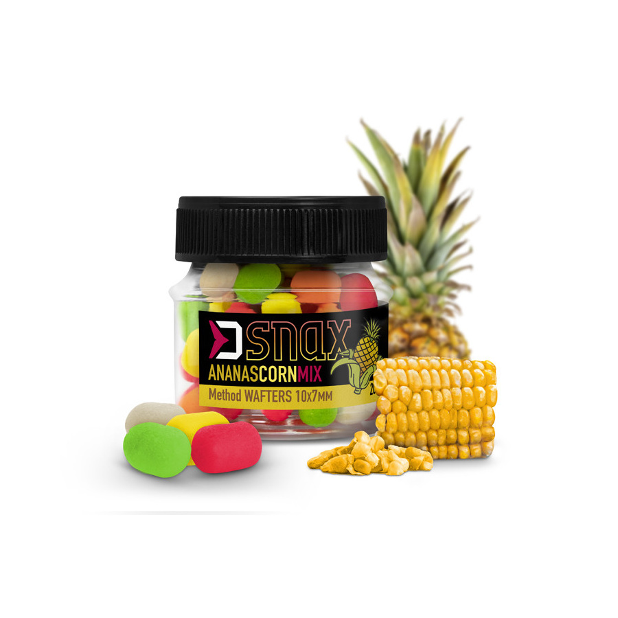 Delphin Wafters D Snax Waft 10x7mm 20g verschiedene Farben Mais-Ananas