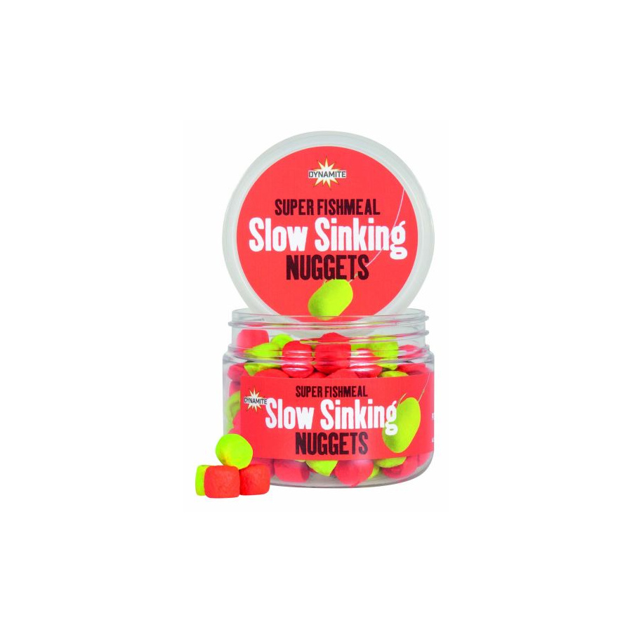Dynamite Baits Nuggets Super Fishmeal Sinkend Rot/Gelb
