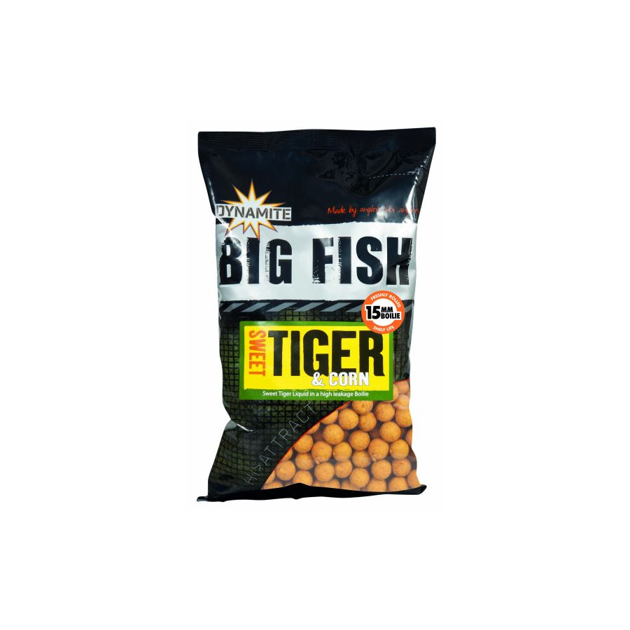 Dynamite Baits Boilies Big Fish Sweet Tiger Corn 1kg 20mm