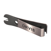 Orvis Schnurclipser Nipper Silber mit Nadel