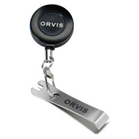 Orvis Set Schnurclipser Nipper Silber mit Nadel + Zinger...