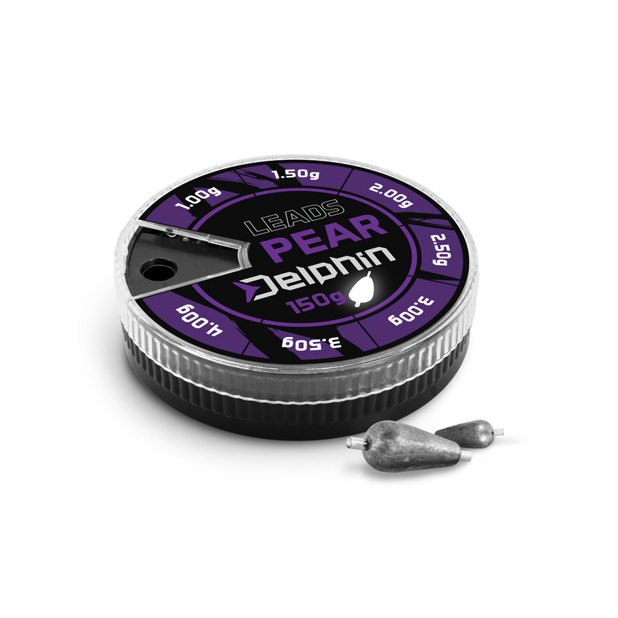 Delphin Tropfenblei mit Schlauch Set 150g 1,0-4,0g
