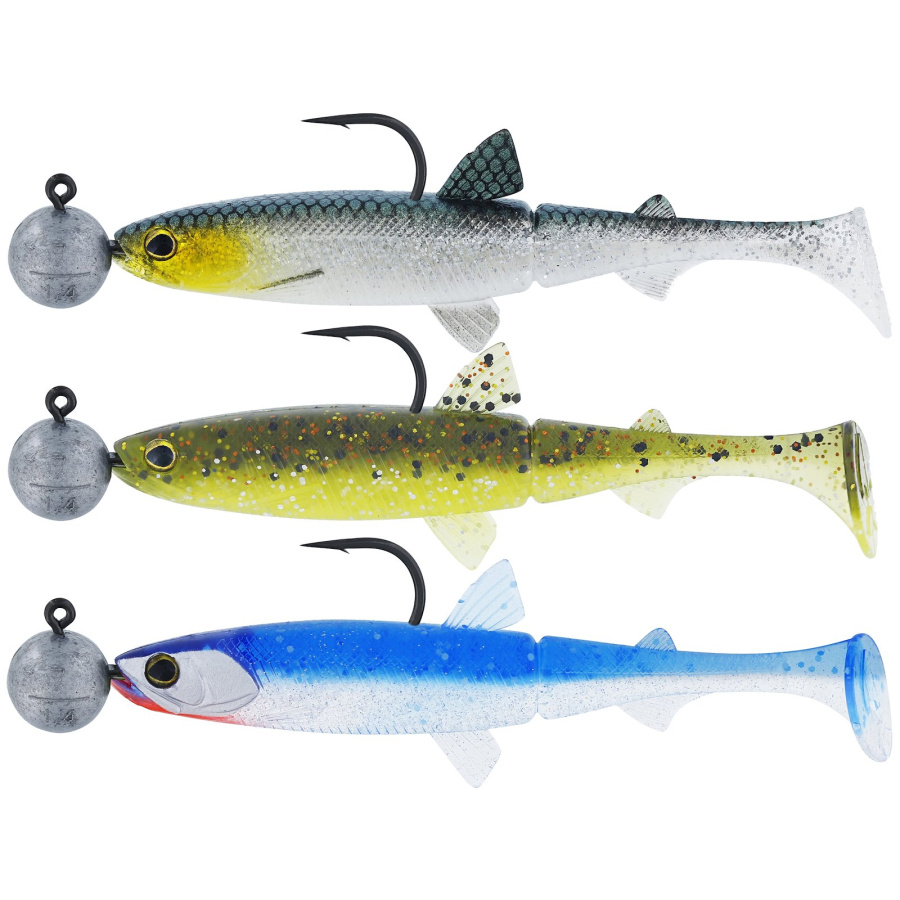 Westin Gummifisch HYPOTEEZ SHADTAIL R N R 6,5cm 3g 3 Stück Clear Water Mix