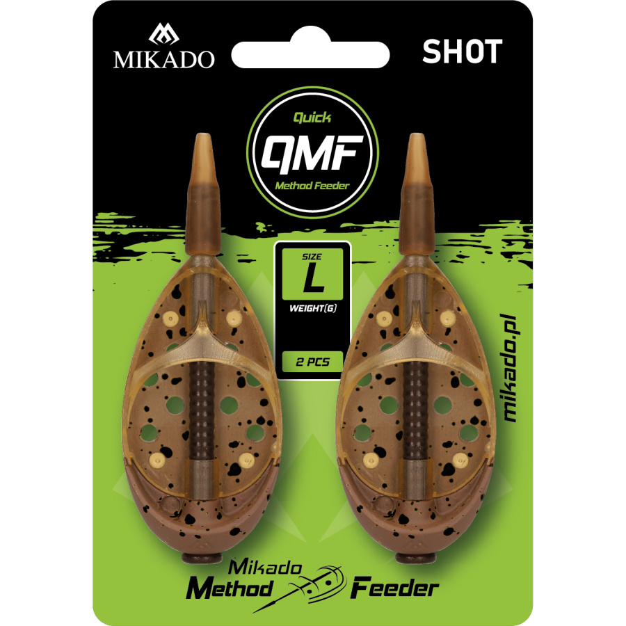 Mikado Futterkorb Method Feeder Shot Q.M.F. System L 2 Stück