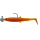 Westin Gummifisch BULLTEEZ R N R 12,5cm #6/0 10g Motoroil Pepper