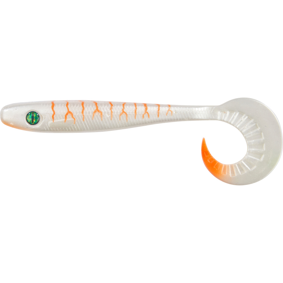 Balzer Gummifisch Shirasu Pike Coll Twister Albino 16cm