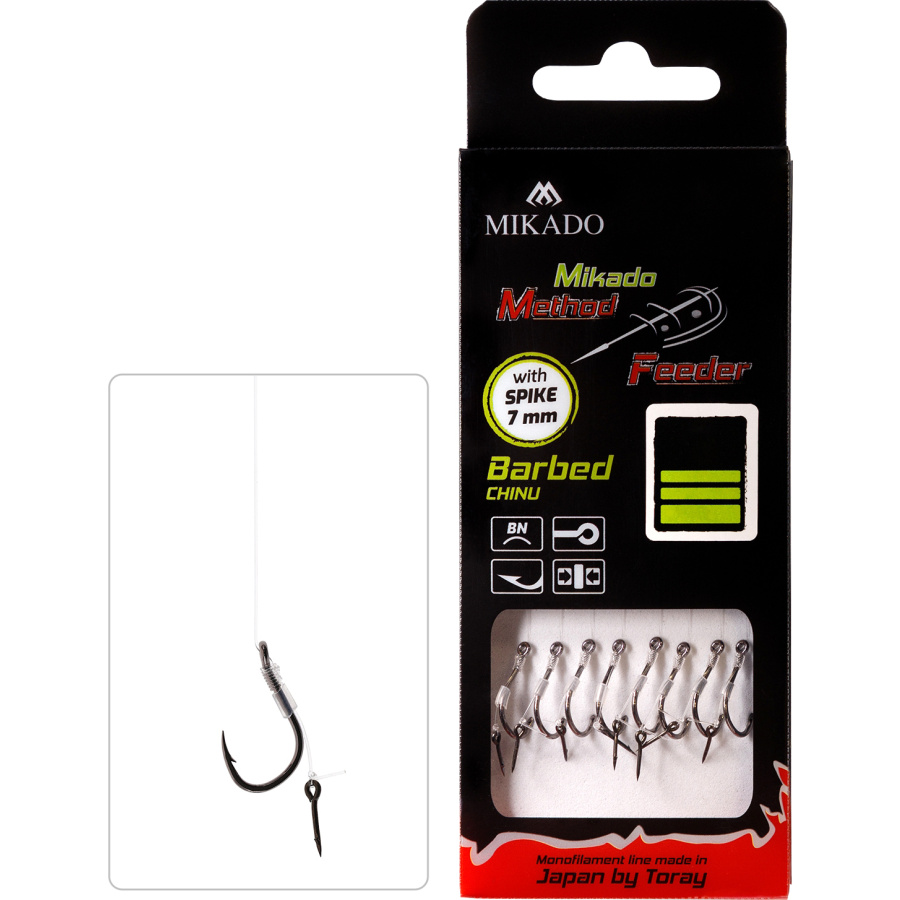 Mikado Vorfachhaken Method Feeder Rig mit Nadel