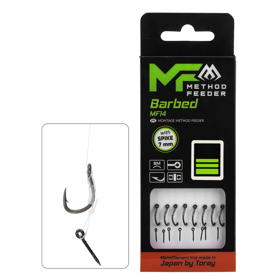 Mikado Vorfachhaken Method Feeder Rig mit Nadel MF