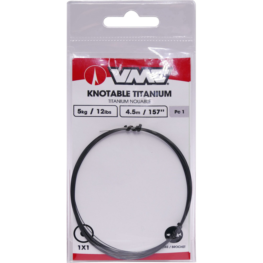 VMC Titanium Coil 1x1 0,35mm - 20lbs - 9kg - 4,50m