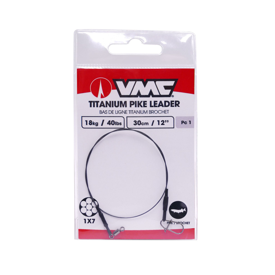 VMC Titanium Pike Leader 50cm 18kg