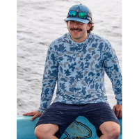 Orvis Hoodie Sun Defense L/S  Print Gr. XL