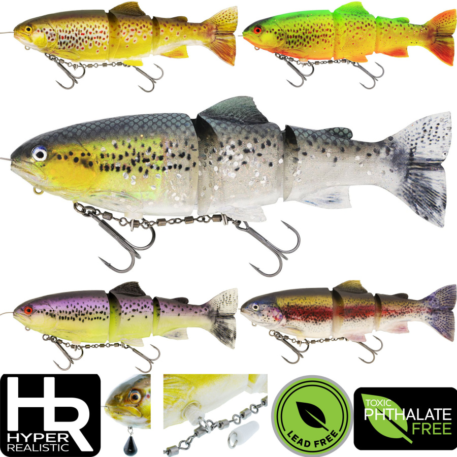 Westin Gummifisch TOMMY THE TROUT INLINE 15cm 45g