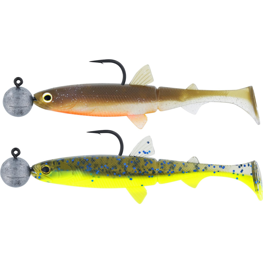 Westin Gummifisch HYPOTEEZ SHADTAIL R N R 9cm 7g 2 Stück Dark Water Mix