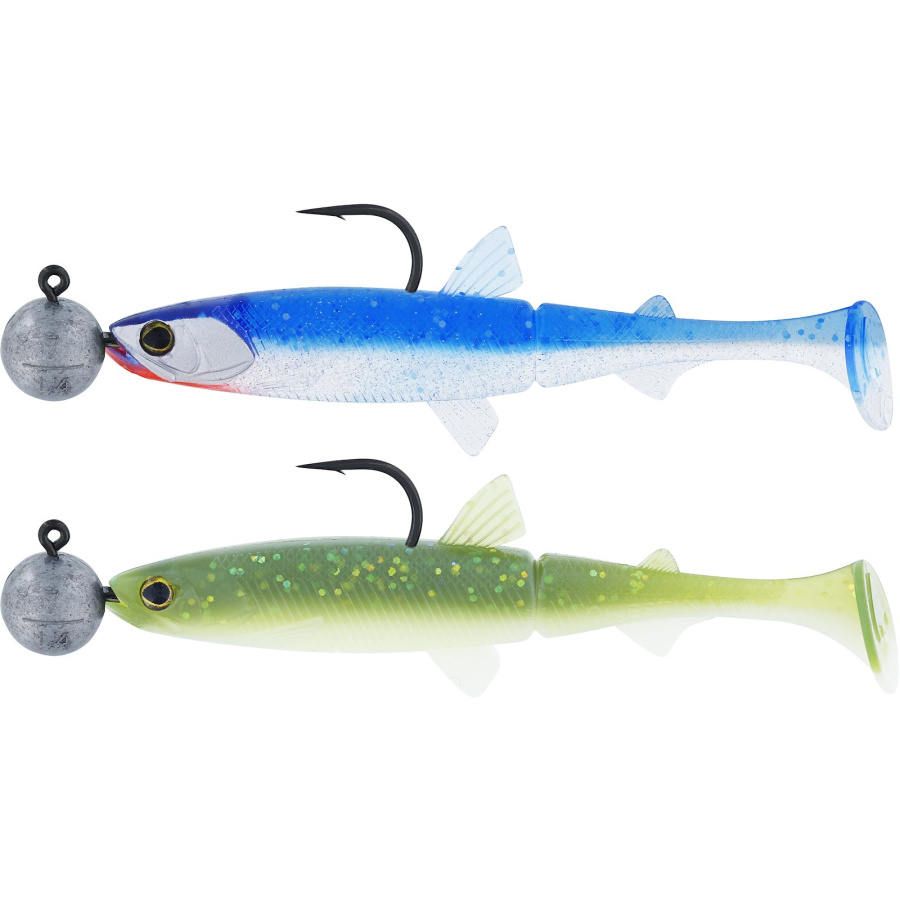 Westin Gummifisch HYPOTEEZ SHADTAIL R N R 9cm 7g 2 Stück Clear Water Mix