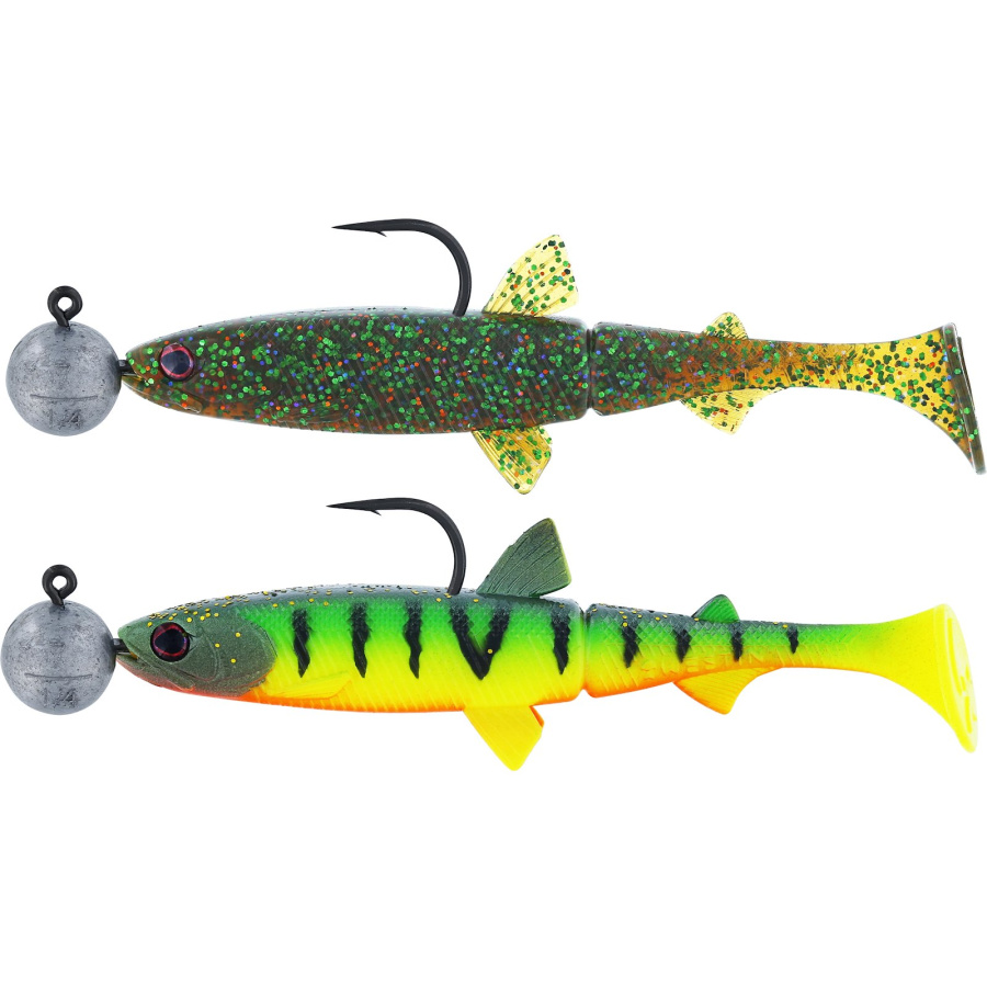 Westin Gummifisch HYPOTEEZ SHADTAIL R N R 9cm 7g 2 Stück Dark Water Mix