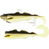 Westin Gummiköder CRAZY DAISY JIG 18cm 180g Glow Gadus