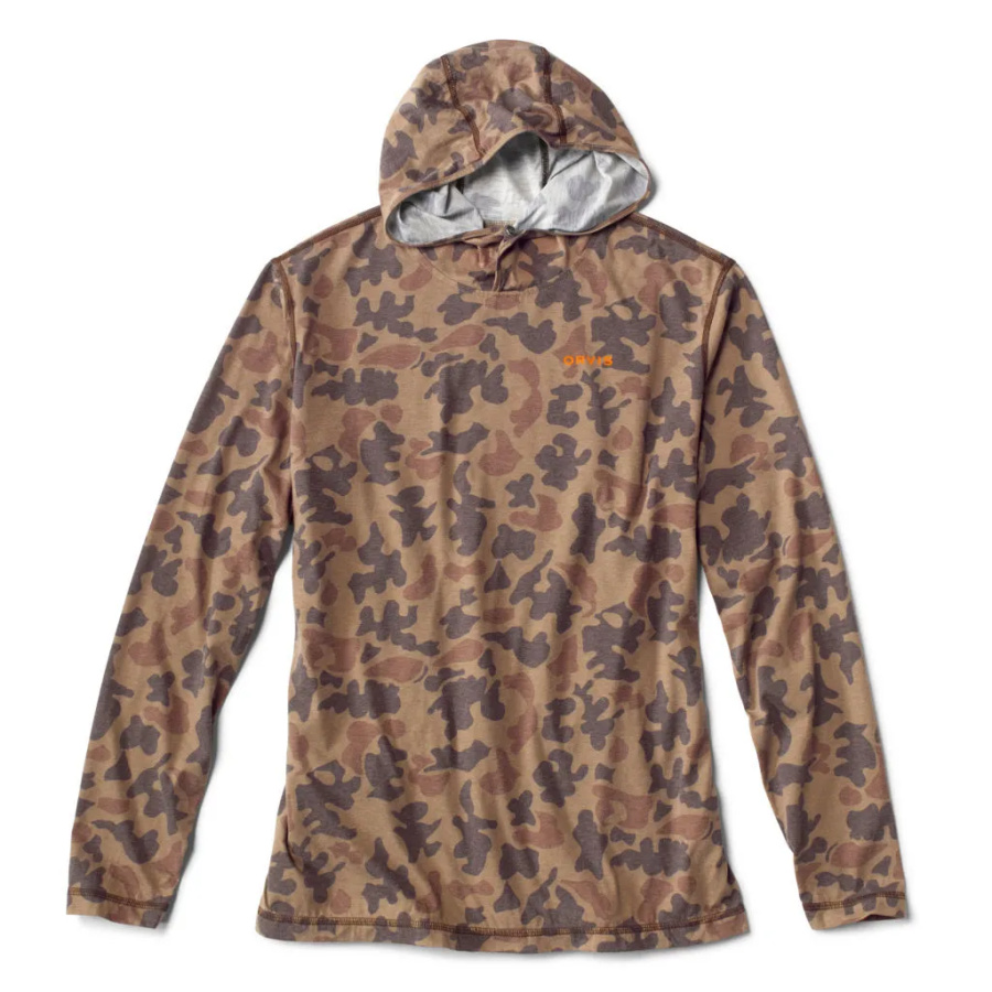 Orvis Hoodie DriRelease Printed 1971 Camo Gr.L