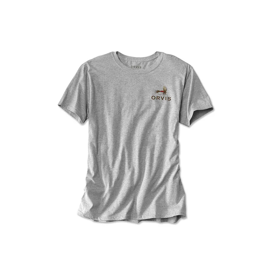 Orvis T-Shirt Tye Local  Grey Gr.L