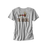 Orvis T-Shirt Tye Local  Grey Gr.L