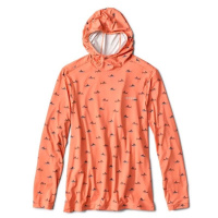 Orvis Hoodie Sun Defense L/S  Print Orange Gr. XL