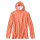 Orvis Hoodie Sun Defense L/S  Print Orange Gr. XL