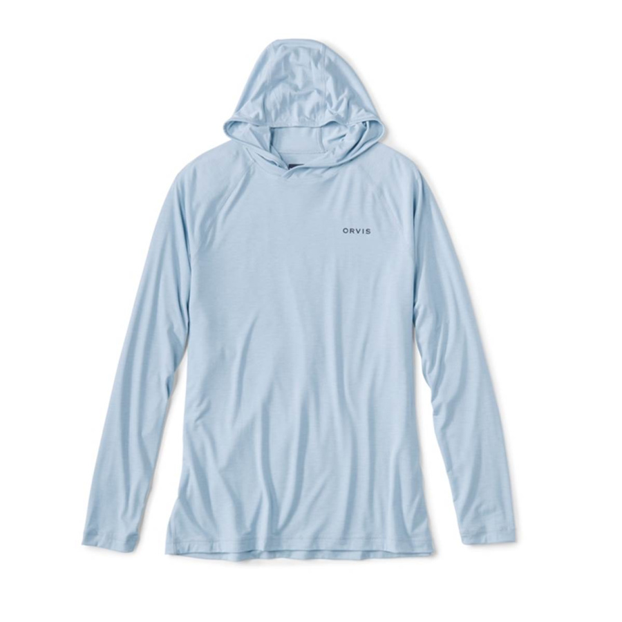 Orvis Hoodie DriCast Light Blue Gr.XL