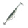 Swimy Gummifisch Cheburashka Pompei Shad Rigged schwarz-pearl-glitter