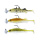 Westin Gummifisch STANLEY THE STICKLEBACK SHADTAIL R N R 5,5cm 5g 3 Stück Clear Water Mix