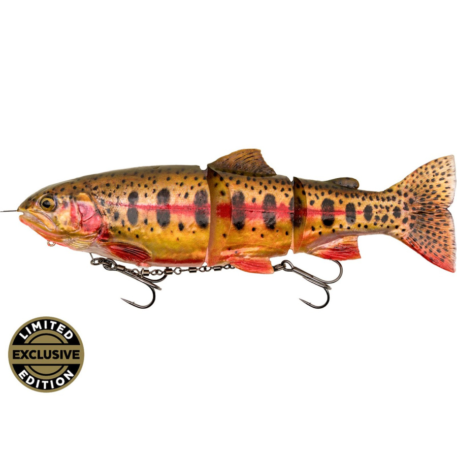 Westin Gummifisch TOMMY THE TROUT INLINE 15cm 45g LIMITED REAL GOLDEN TROUT
