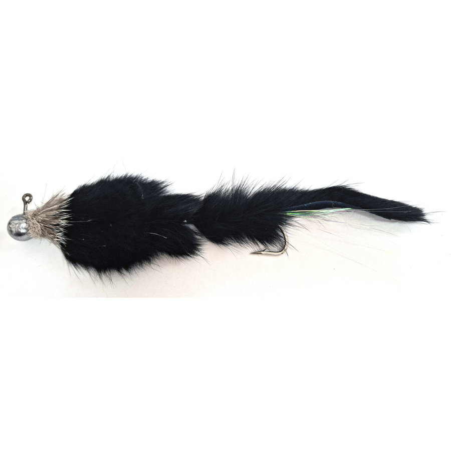 Check4Fishing Huchen Jig Streamer 18cm 12g schwarz