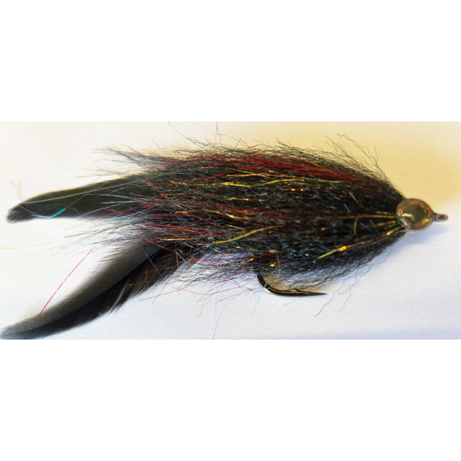 Check4Fishing Hecht - Huchen Streamer 15cm schwarz