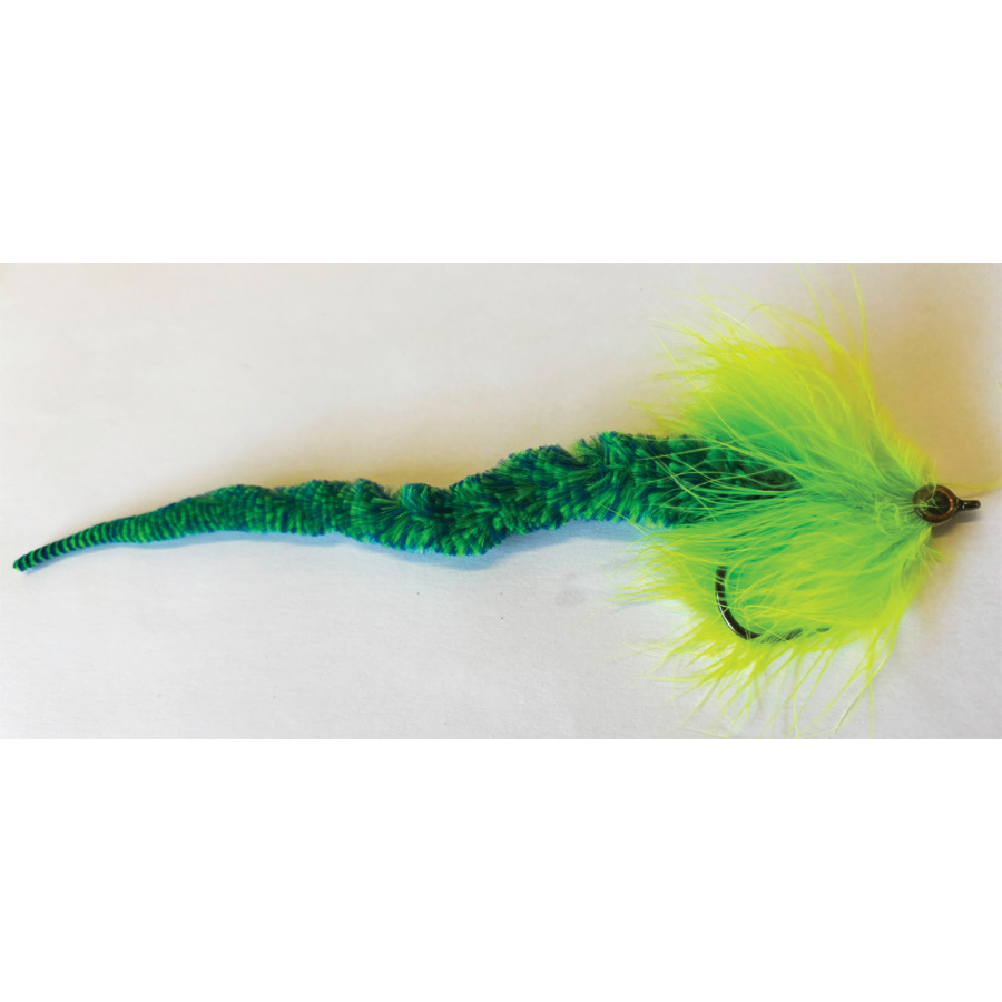 Check4Fishing Hecht - Huchen Streamer 22cm chartreuse/grün