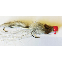 Check4Fishing Huchen Jig Streamer 16cm 20g grau