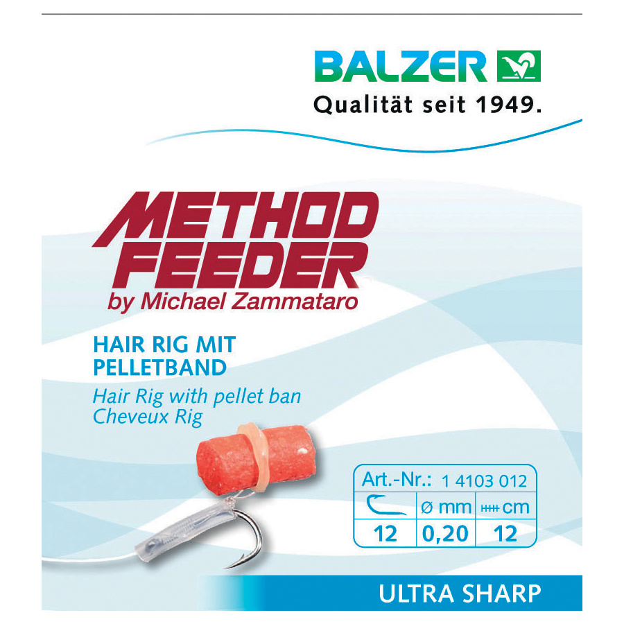 Balzer Method Feeder Hair Rig - Pellet Gr.14