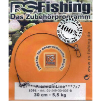 RS Fishing Stahlvorfach 7x7 PremiumLine 30cm...