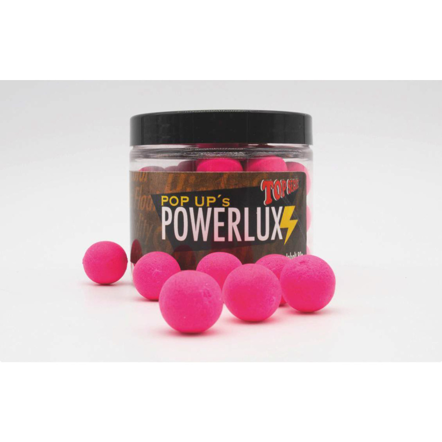 Top Secret Pop Up Boilie Powerlux 10mm 80g Pink Brightberry